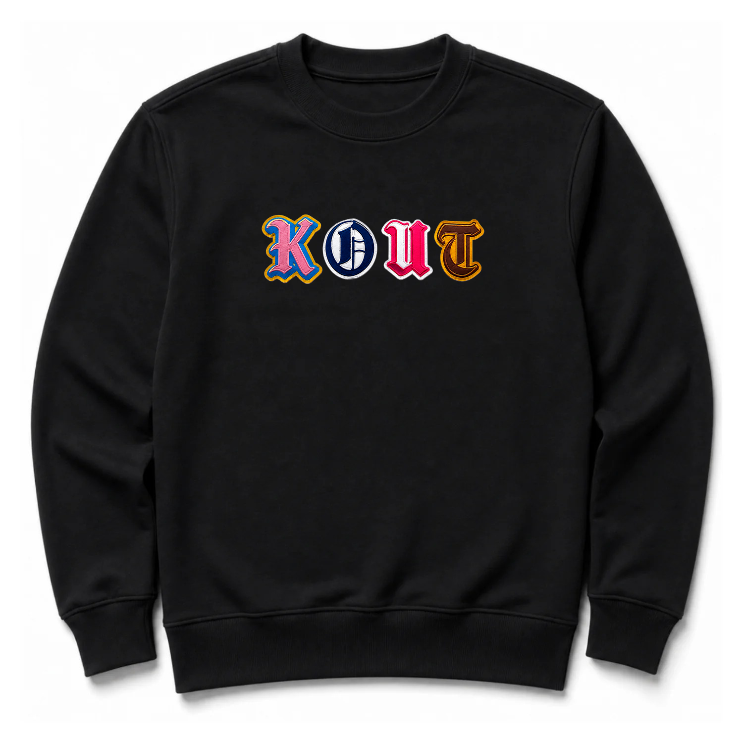 Moletom preto KOUT